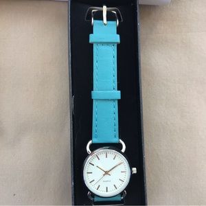 Avon Easy Elegance watch with blue strap NIB